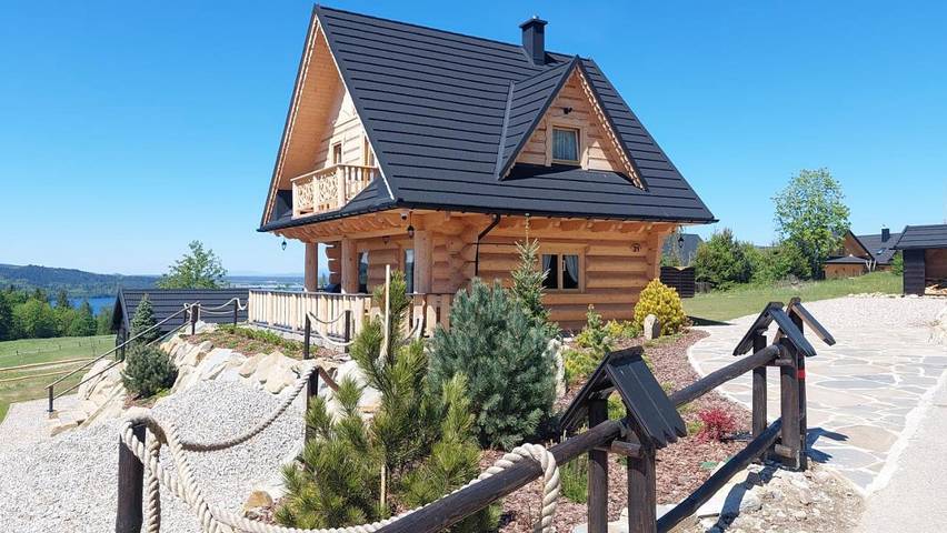 Dom dla 8 osób, z Balkon i Taras oraz Ogród i Sauna w Czorsztyn