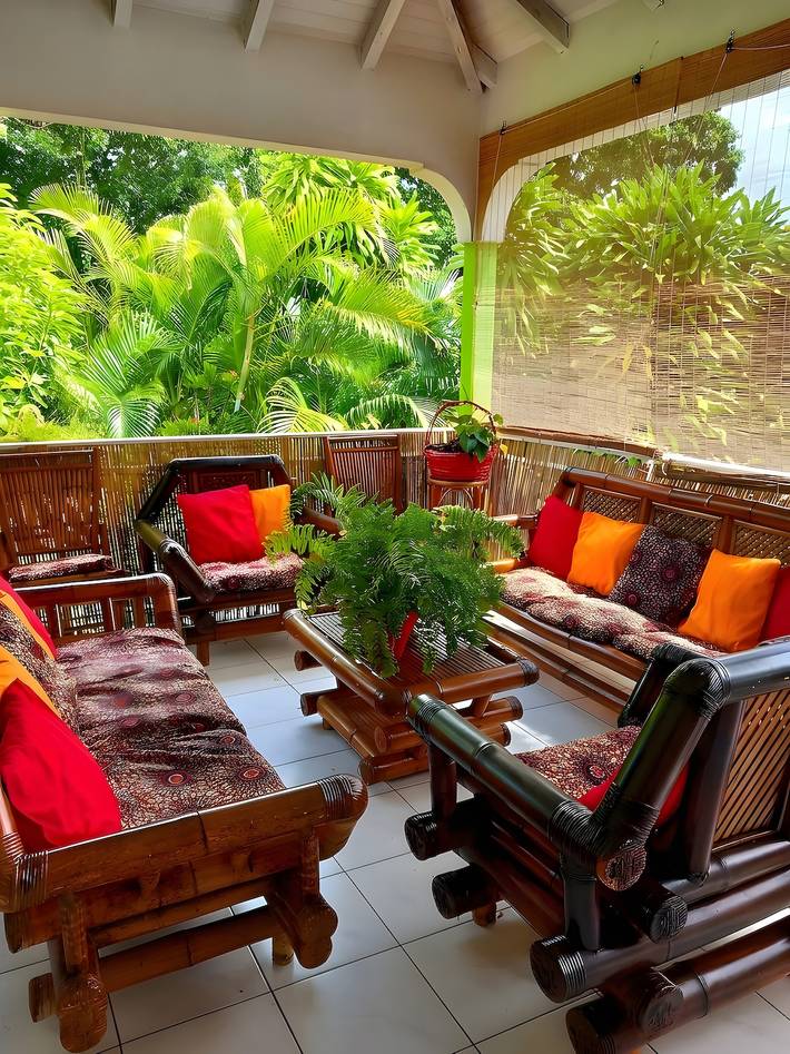 Villa du bonheur au Gosier avec petit déjeuner inclus, Wi-Fi et clim in Cocoyer, Le Gosier