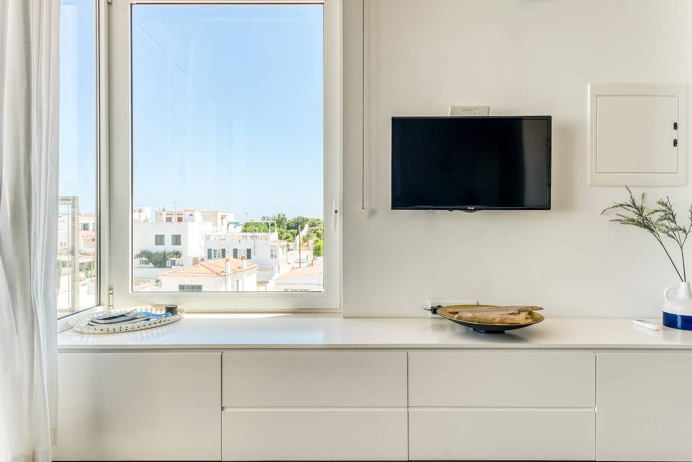 Ganze Wohnung, "Apartamento en Es Grau con vistas" mit Meerblick, Klimaanlage, Wlan, Terrasse und Balkon in Es Grau, Maó