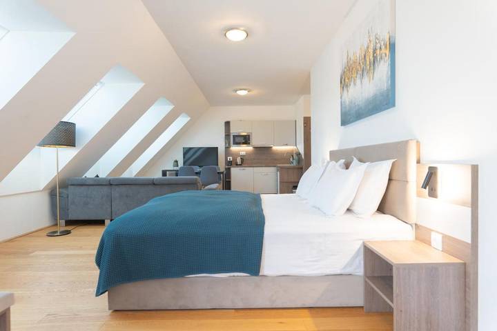 Apartahotel para 2 personas, con Terraza en Viena