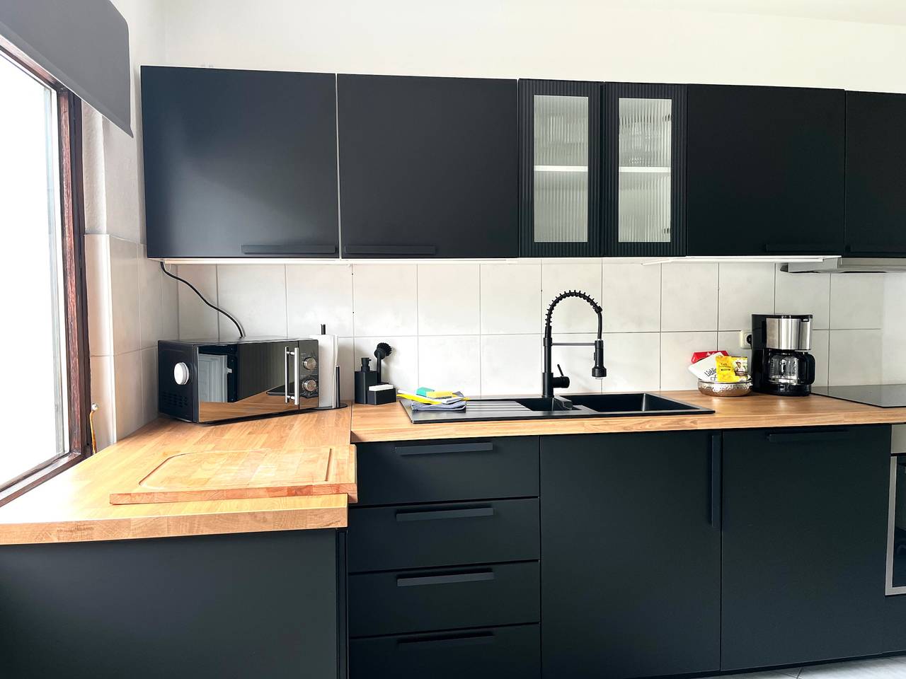 Geheel appartement, Appartement 'Windmühlenweg Mit Garten' met privé terras, privé tuin en Wifi in Spenge, Osnabrück en omgeving