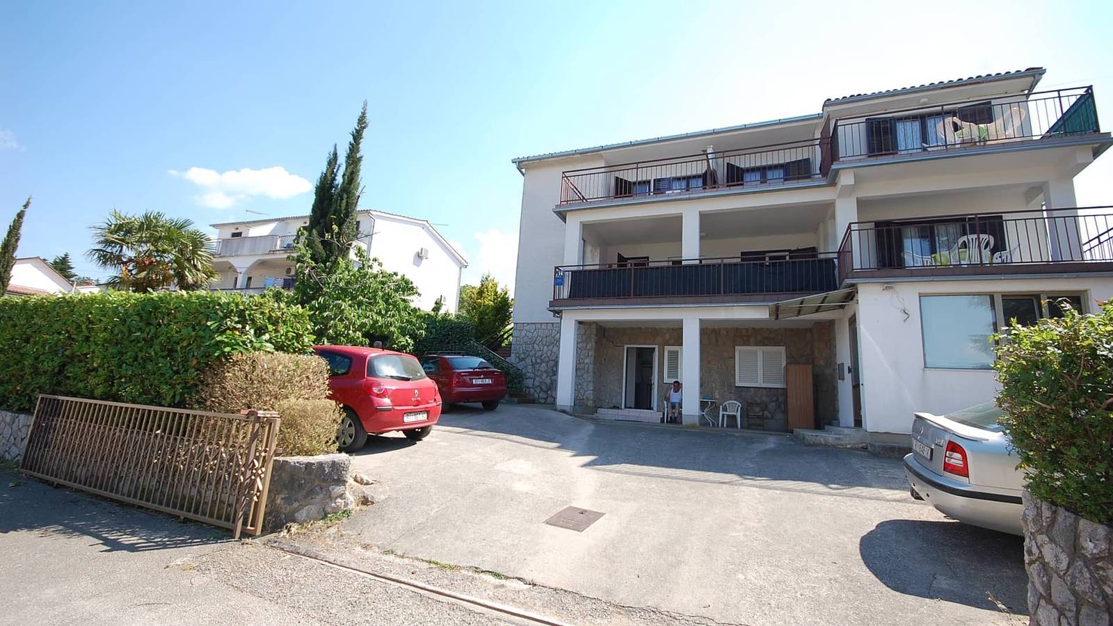 Ganze Wohnung, 1-Zimmer-Ferienwohnung mit Balkon und Meerblick Njivice, Krk A-21762-c in Njivice, Krk