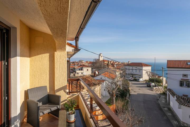 Ganze Wohnung, Melani in Brseč (Kvarner Bucht), Moscenicka Draga