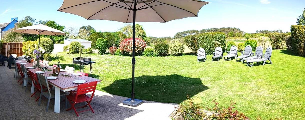 Casa de huéspedes para 12 personas, con terraza y jardín - 1