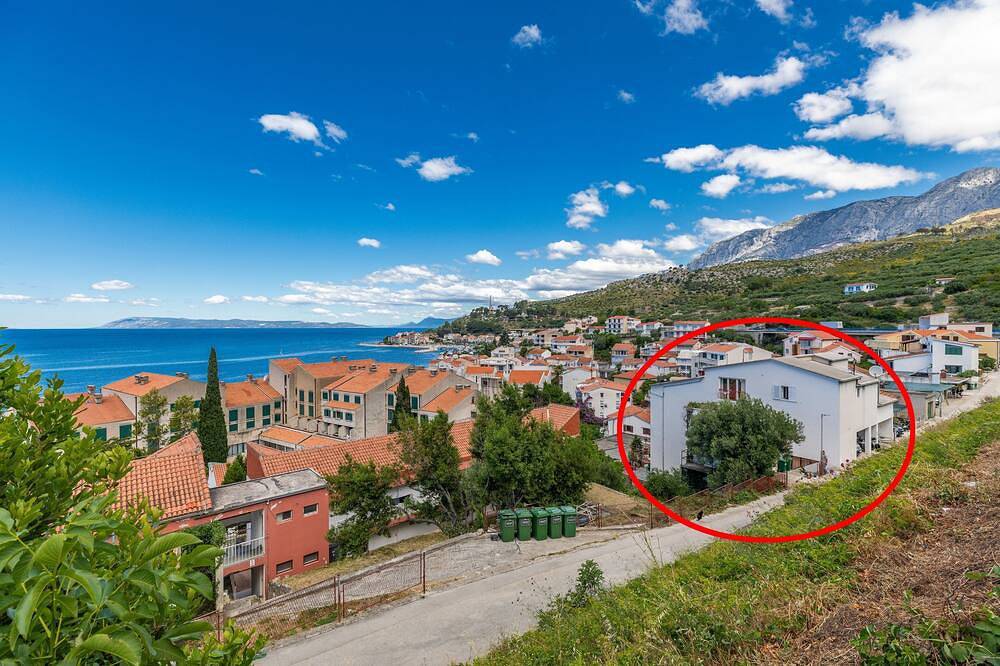 Apartamento entero, Apartamento para dos personas con balcón y vista al mar Podgora, Makarska (A-12326-b) in Podgora, Rivera de Makarska
