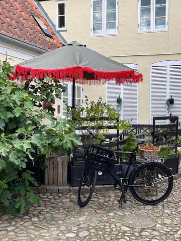 Chambre d’hôte pour 4 personnes, avec vue et terrasse à Ribe