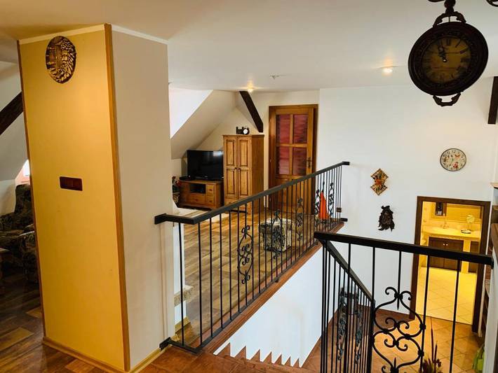 Gîte pour 7 personnes, avec terrasse et vue, animaux acceptés dans Sedlčany