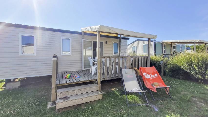 Camping pour 6 personnes, avec sauna ainsi que terrasse et bassin pour enfant à Saint-Georges-d'Oléron - 3
