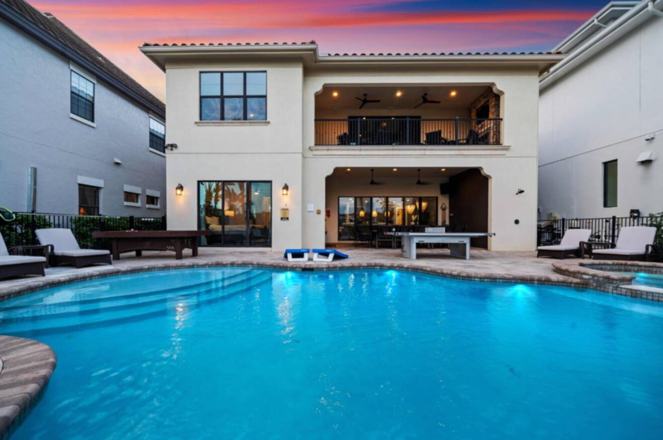 Stunning 8 Br Villa Retreat in Orlando,6639 in Reunion Resort, Four Corners