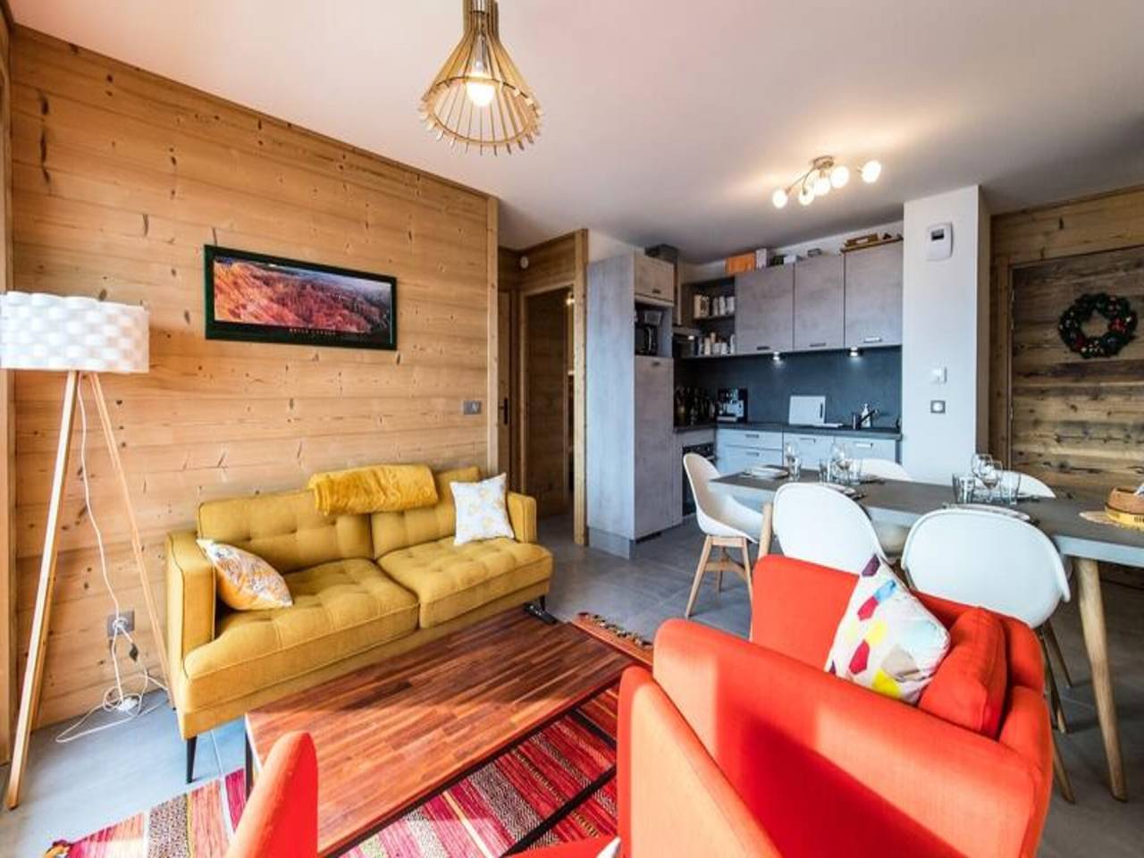 Ganze Wohnung, Wohnung in Les Retenues mit direktem Zugang zu den Skipisten in La Toussuire, Fontcouverte-la-Toussuire