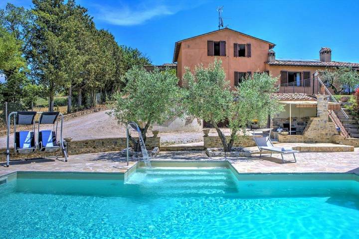 Villa Montone in Montone (Italia), Valtiberina
