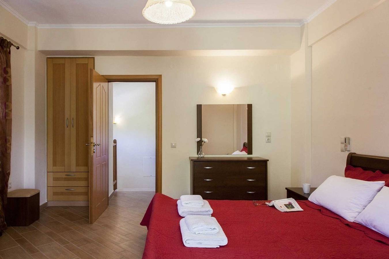 Ολόκληρο το διαμέρισμα, Διαμέρισμα διακοπών για 5 άτομα με κήπο in Βασιλική, Ελλάδα