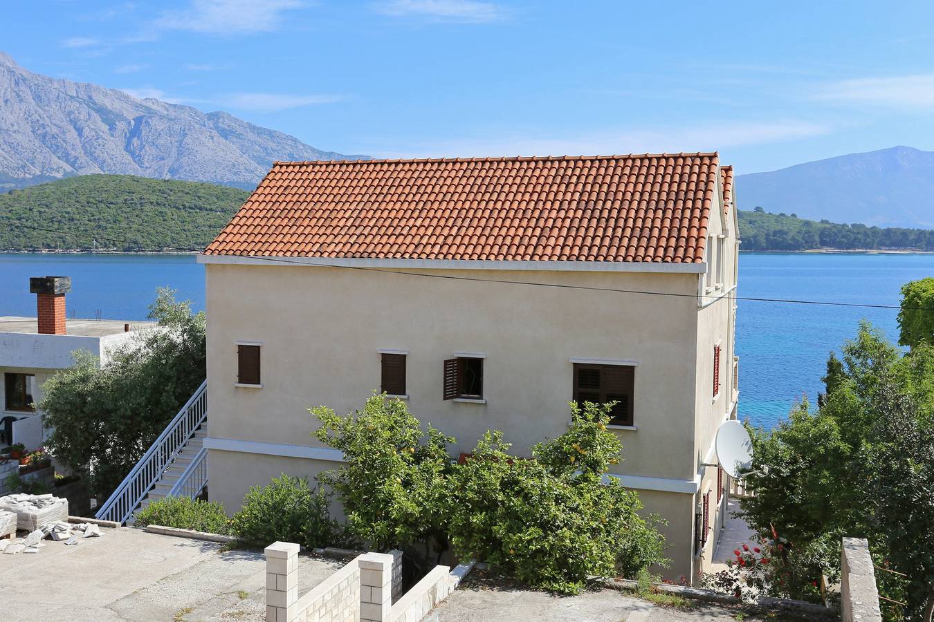 Ganze Wohnung, 2-Zimmer-Ferienwohnung am Strand Korcula A-4407-b in Lumbarda, Korcula