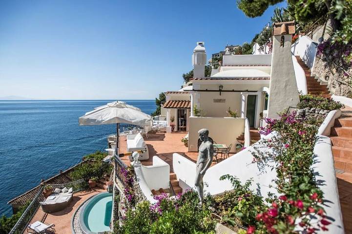 Villa per 8 persone, con idromassaggio e giardino in Conca dei Marini