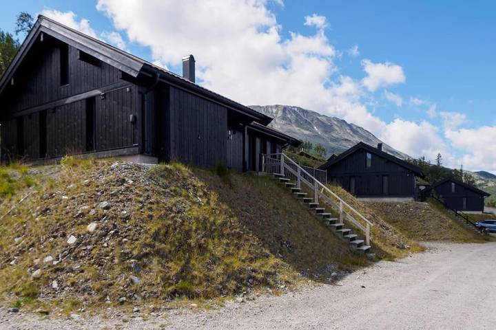 Ferienhaus für 11 Personen, mit Terrasse und Garten sowie Sauna und Ausblick in Gaustatoppen