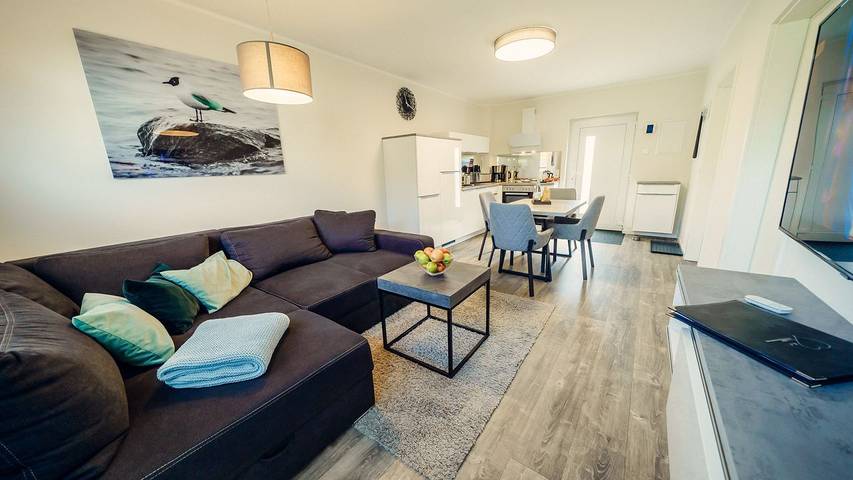 Ferienwohnung für 4 Personen, mit Garten und Terrasse, mit Haustier in Senftenberger See