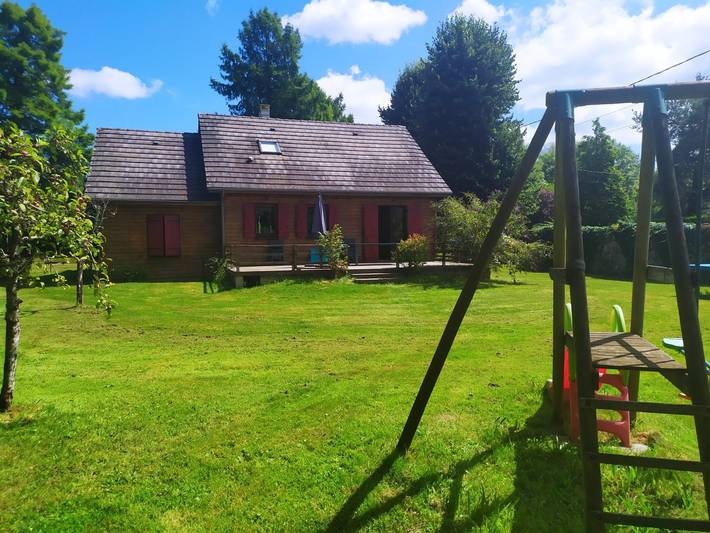Chalet pour 8 personnes, avec jardin et terrasse