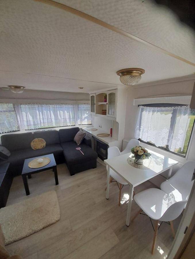 Glamping dla 11 osób, z taras i sauna oraz jacuzzi i ogród na Podlasie