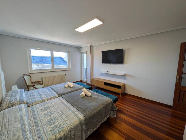 Maison de campagne pour 8 personnes, avec vue et terrasse à Sarria (Lugo)