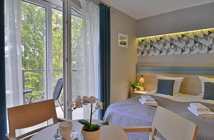 Ośrodek wypoczynkowy dla 3 osób, z balkon i ogród w Morze Bałtyckie