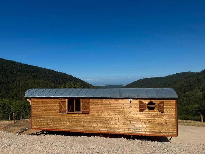 Tente pour 4 personnes, avec Terrasse et Vue