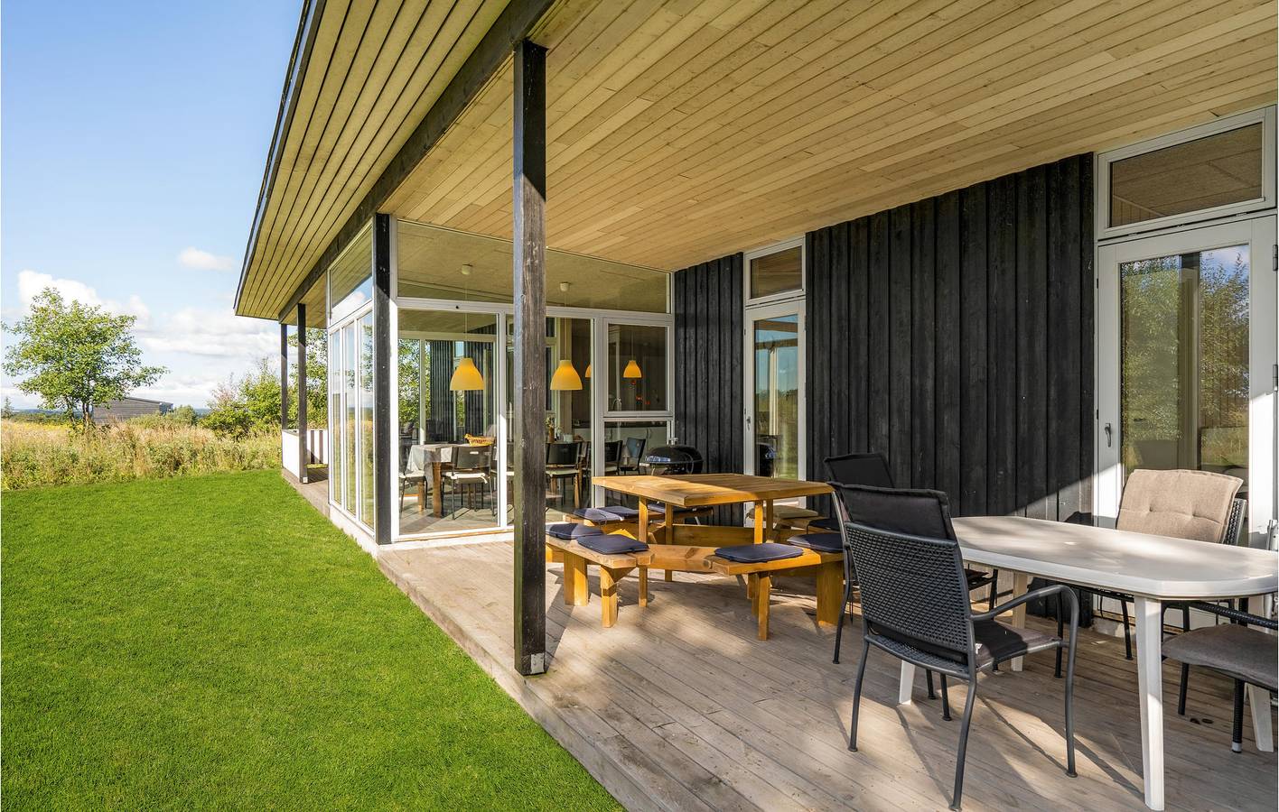 Holiday home for 8 people with terrace in Fjerritslev, Jammerbugt