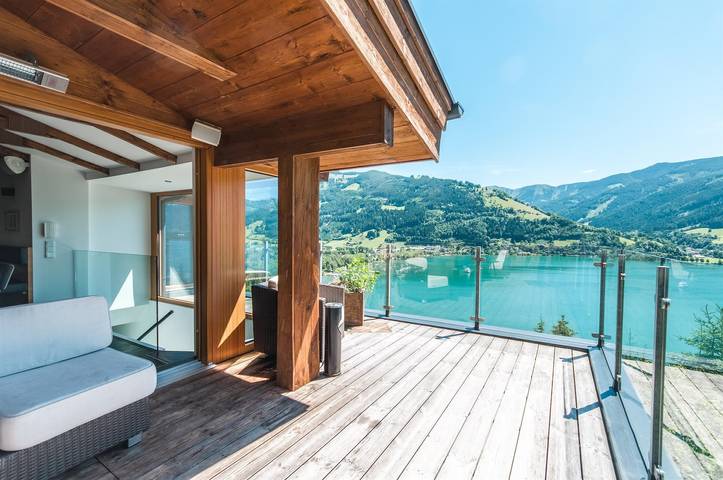 Hütte für 12 Personen, mit Balkon und Terrasse sowie Garten und Sauna in Zell am See - 2
