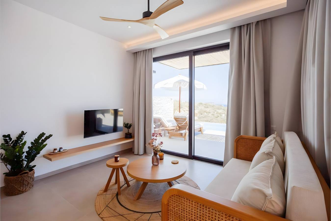 Villa 'One-Bedroom For 2' avec vue sur la mer, Wi-Fi et climatisation in Zante