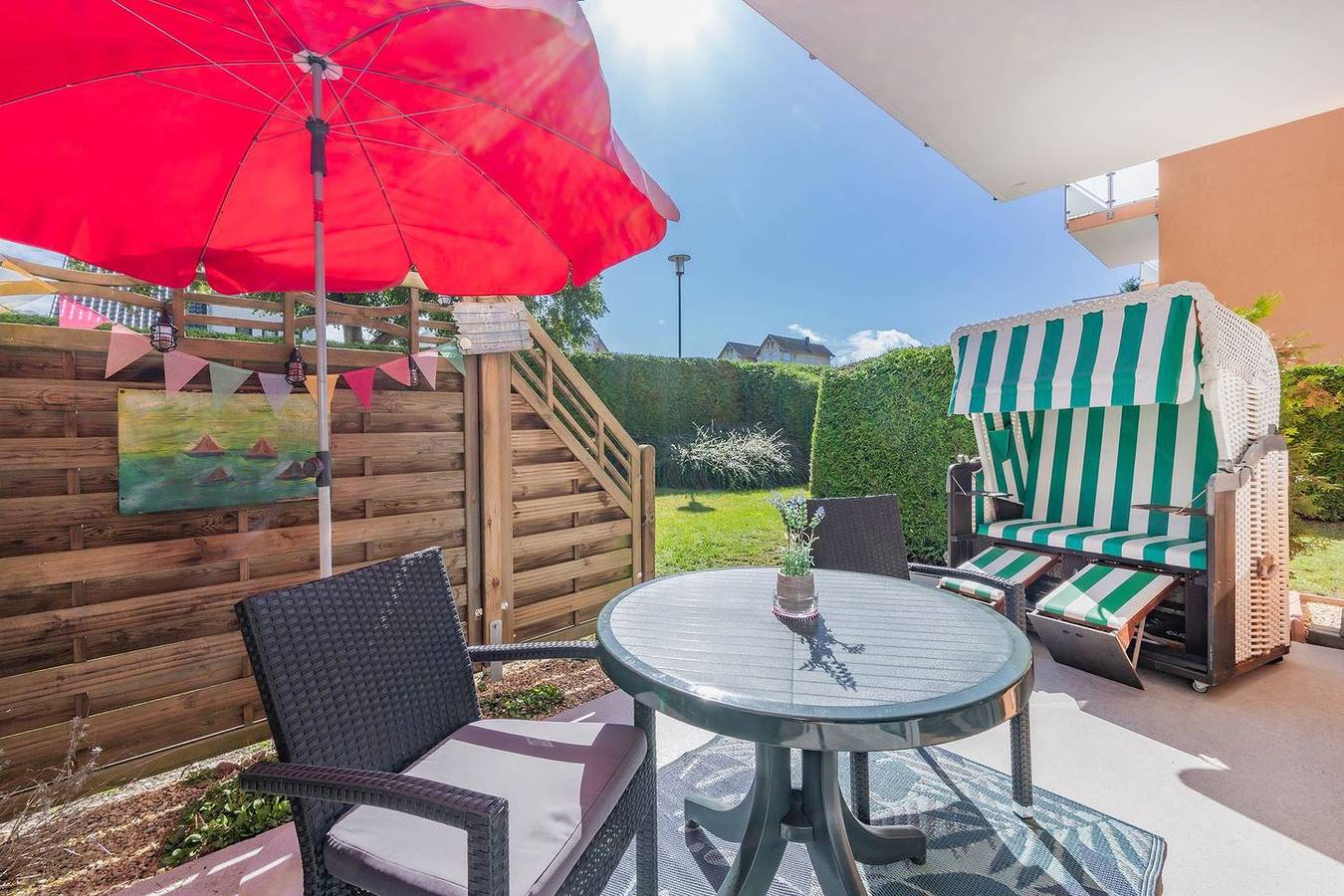 Appartement entier, Modernes Apartment mit Terrasse und Komfort in Ückeritz nahe Ostsee-Strand in Ückeritz, Bernsteinbäder