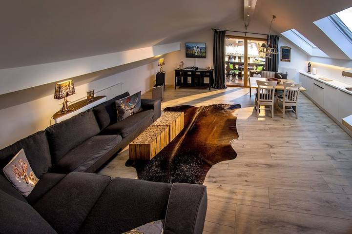 Ferienwohnung für 4 Personen, mit Balkon und Sauna am Walchensee