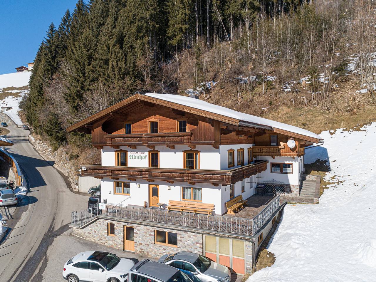 Gruppenunterkunft mit Terrasse, Balkon und Skiabstellraum
 in Gerlosberg, Tiroler Unterland