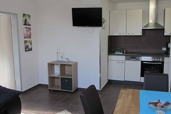 Ferienwohnung für 3 Personen, mit Garten und Sauna sowie Balkon in Föritztal