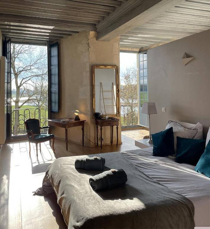 Chambre d’hôte pour 2 personnes, avec Terrasse ainsi que Jardin et Vue