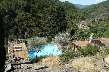 Gîte pour 2 personnes, avec jardin et piscine à Saint-Mélany