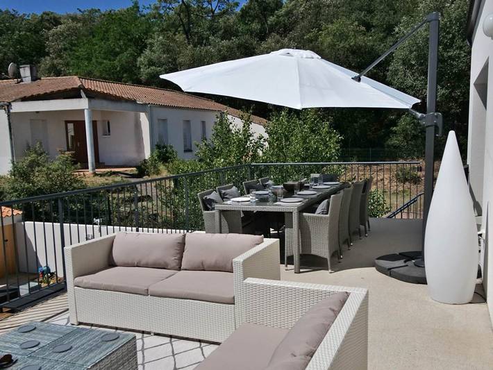 Villa pour 8 personnes, avec piscine ainsi que jardin et terrasse à La Tranche-sur-Mer - 4