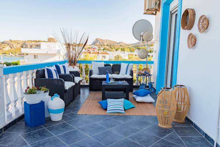 Entire apartment, Sea view apartment in Rhodes, 100 m², near beaches. in Stegna (Rhodes), Rhodes