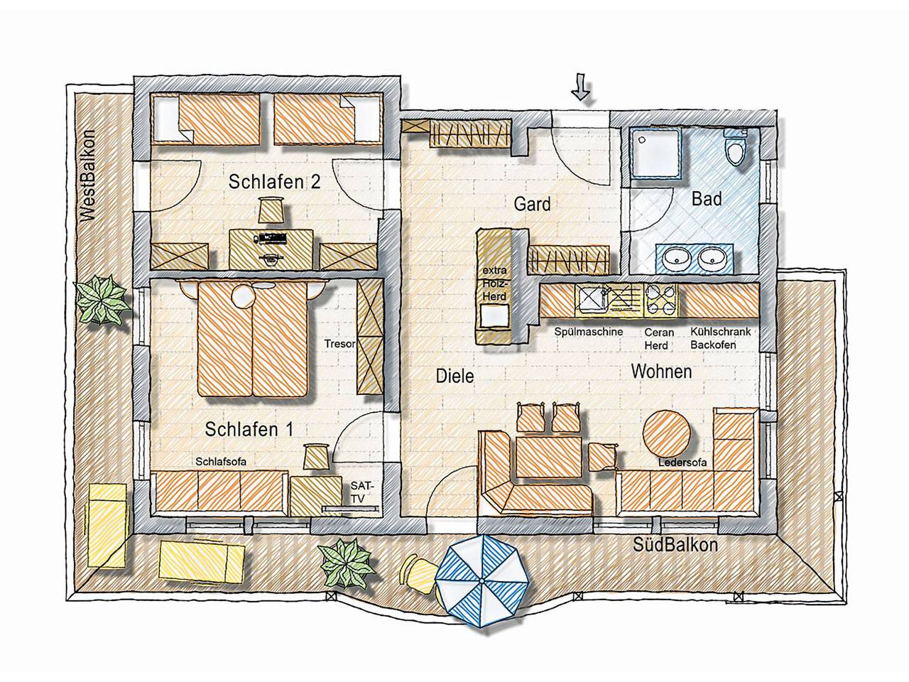 Geheel appartement, Almchalet Zillertal in Aschau im Zillertal, Bezirk Schwaz