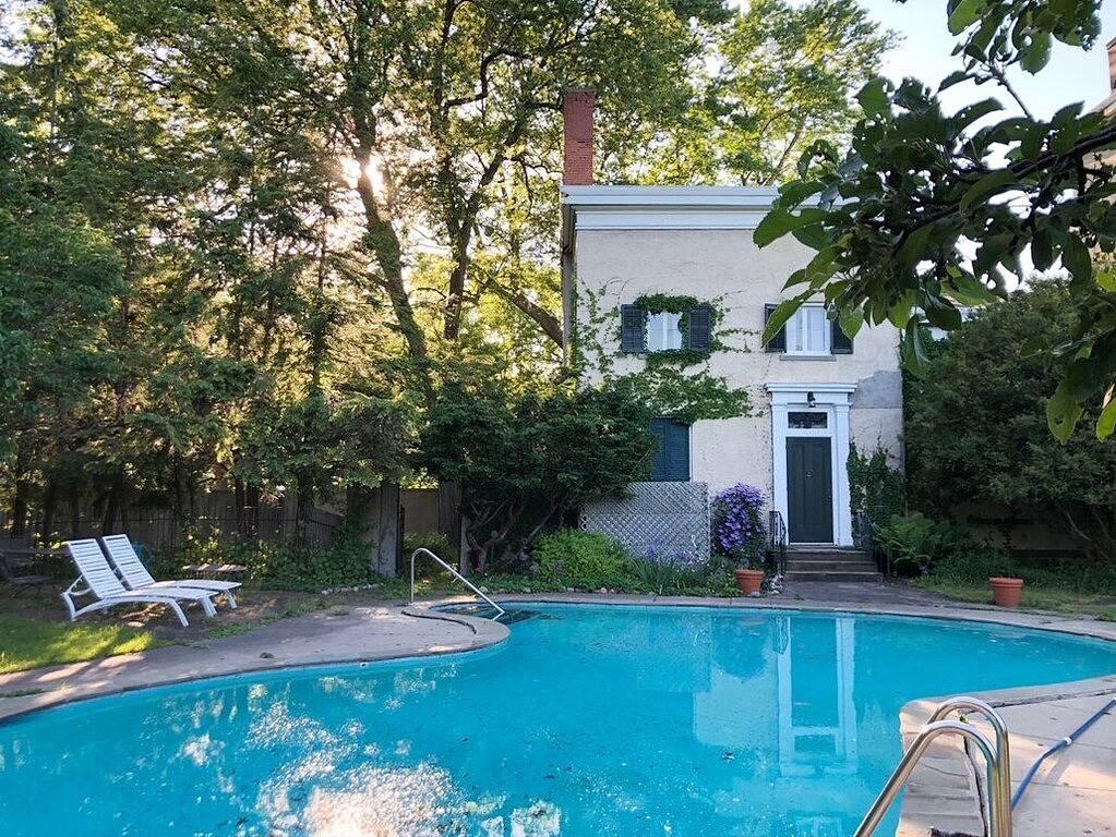The Garden Suite in this National Historic Landmark in the Village of Geneseo in New York State
