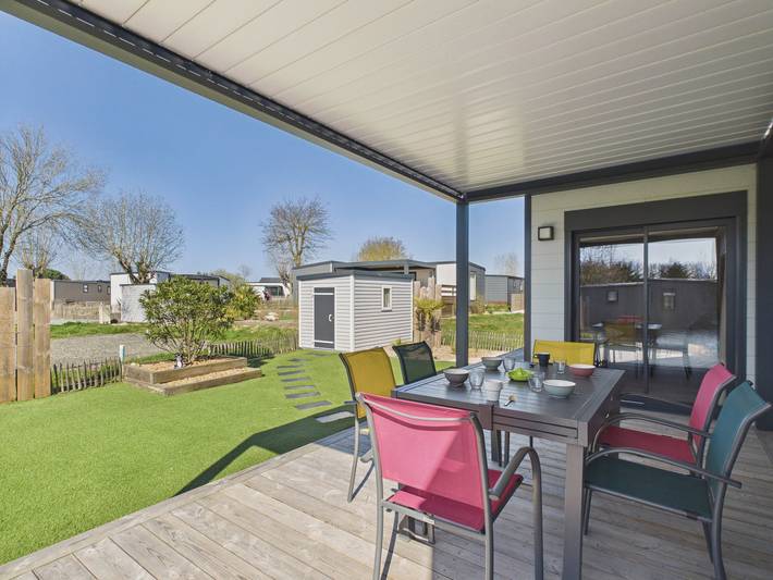 Ferienhaus für 4 Personen, mit Terrasse und Garten