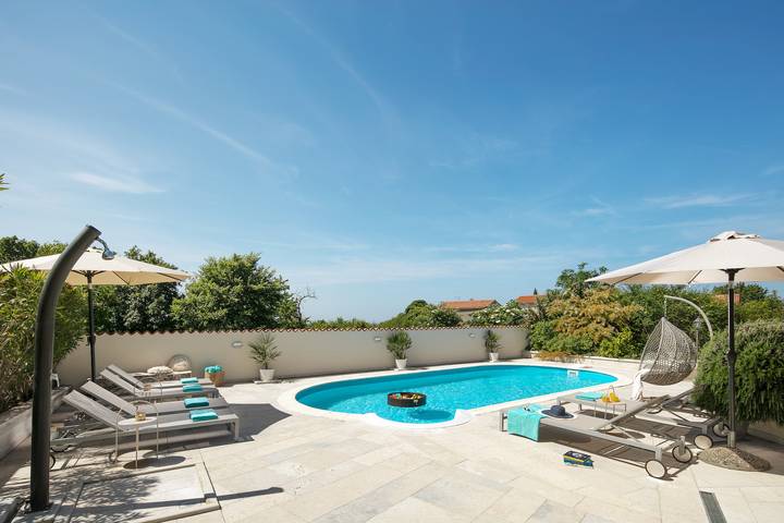 Villa pour 4 personnes, avec jardin et piscine ainsi que terrasse et sauna à Kanfanar - 4