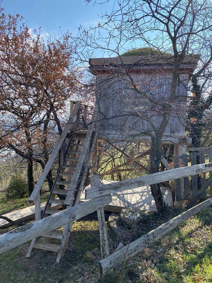 Camping pour 12 personnes, avec Terrasse ainsi que Jardin et Vue