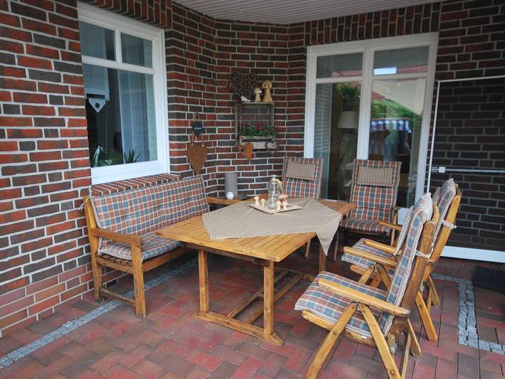 Ferienwohnung für 4 Personen, mit Balkon und Terrasse sowie Garten in Uplengen - 4