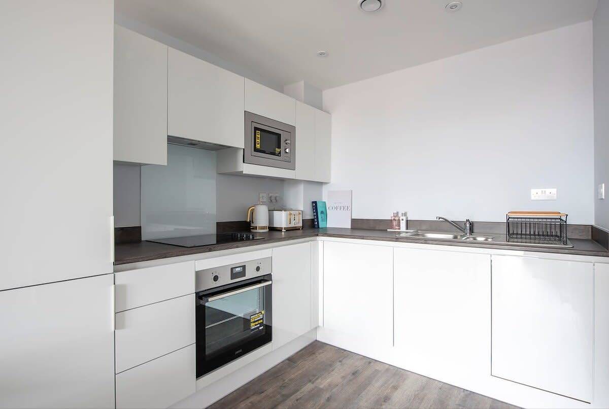 Appartamento intero, 1Br Apartment in Birmingham City with roof terrace in Birmingham, Birmingham e dintorni