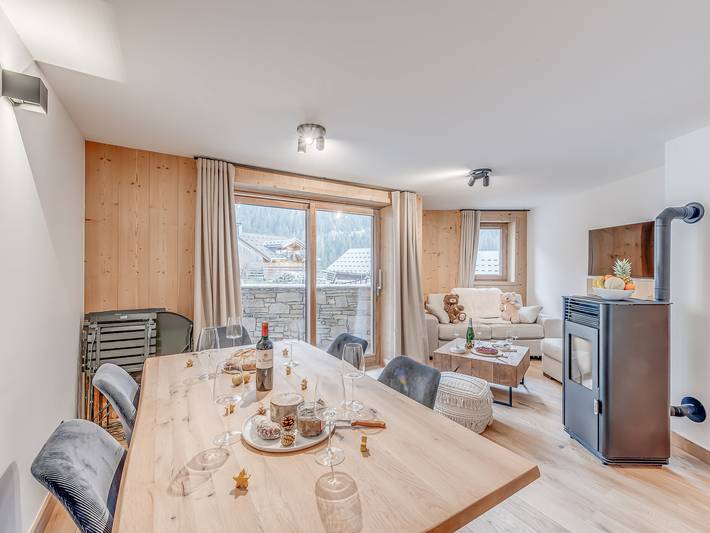 Ganze Wohnung, Gemütliche Wohnung 6 Pers, Champagny-en-Vanoise, Terrasse und WIFI in Champagny-en-Vanoise, Vanoise-Massiv
