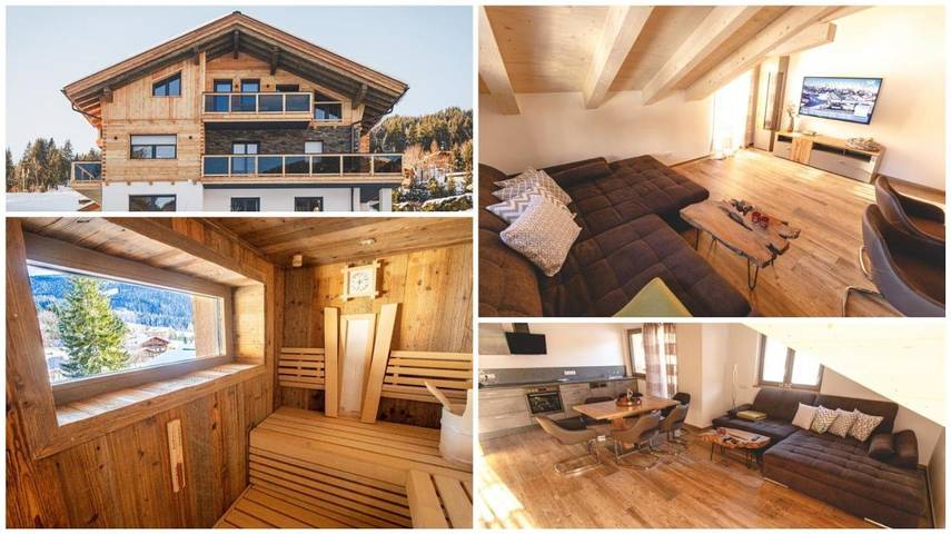 Ferienwohnung für 6 Personen, mit Ausblick und Garten sowie Sauna - 1