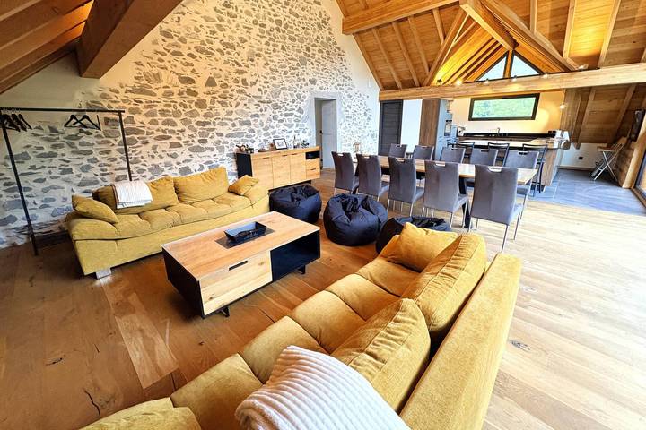 Chalet für 10 Personen mit Balkon in Vaujany, Nationalpark Écrins