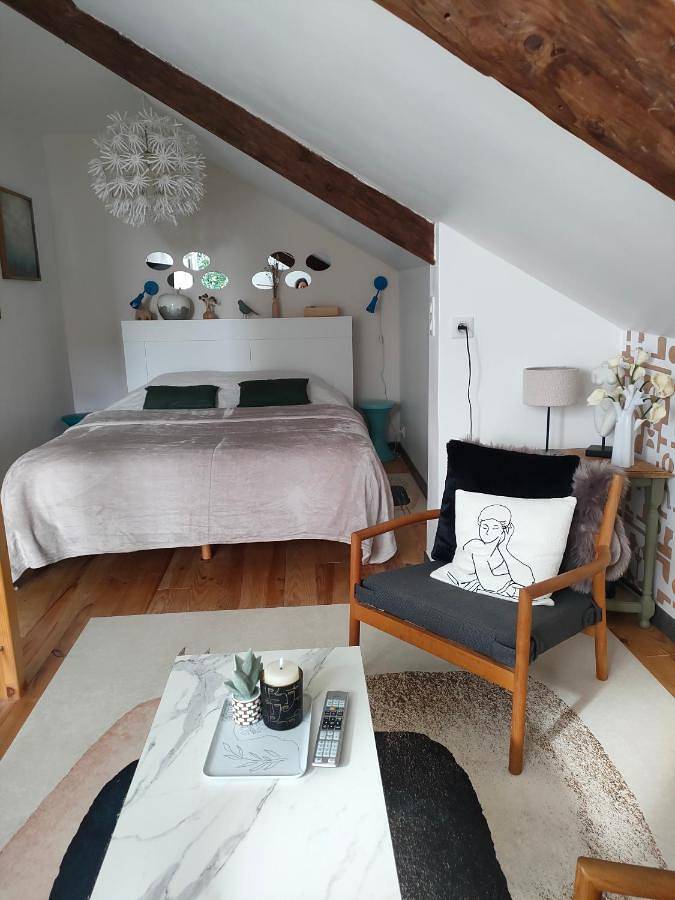 Appartement entier, La Suite 27 bis, maison indépendante avec terrasse, proche gare et centre in Guingamp, Région de Guingamp