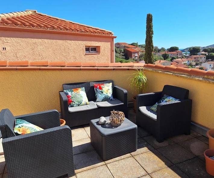 Gîte pour 6 personnes, avec vue et terrasse, animaux acceptés dans Gare De Collioure - 4