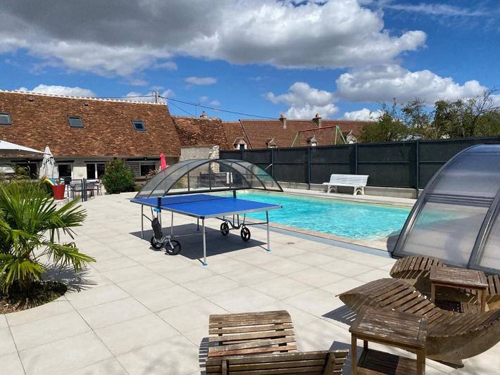 Location de vacances pour 14 personnes, avec jardin ainsi que vue et piscine, animaux acceptés dans Château de Chambord - 4