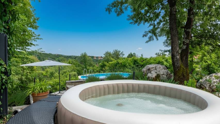 Ferienwohnung für 4 Personen, mit Terrasse und Garten sowie Whirlpool - 1